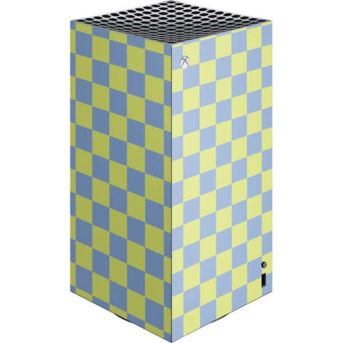 Neon Checkered XBox Series X Digital Edition Console Skin